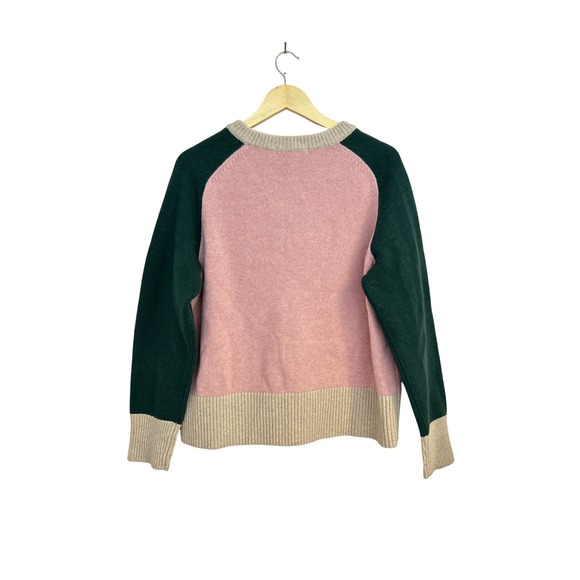 Boden Olivia Merino Wool Colorblock Sweater Size Large - Picture 5 of 11